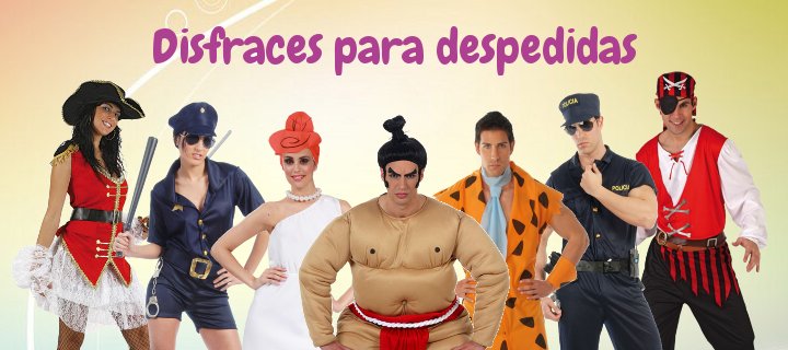 Disfraces para despedidas de soltero y soltera