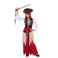 Disfraz de pirata marino para niña