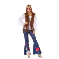 Disfraz de hippie para mujer