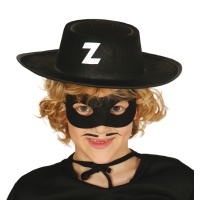 Sombrero de El Zorro infantil - 52 cm