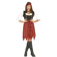 Disfraz de piratesa corsaria para mujer