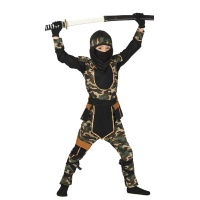 Disfraz de ninja comando para niño