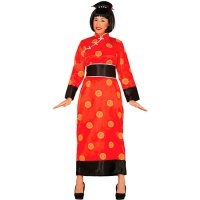 Disfraz de chino mandarín para mujer