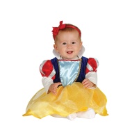 Disfraz de princesa del bosque con vestido para bebé