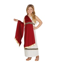 Disfraz de César romano para niña