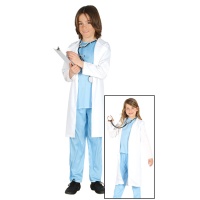 Disfraz de médico con bata para niño