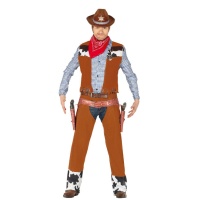 Disfraz de vaquero cowboy del oeste para hombre