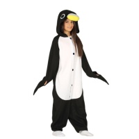 Disfraz de pingüinito con capucha infantil