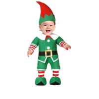 Disfraz de elfo verde para bebé
