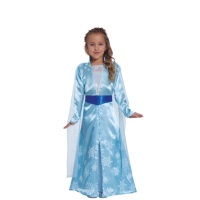 Disfraz de princesa del hielo azul para niña