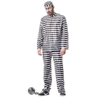 Disfraz de recluso para hombre