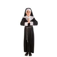 Disfraz de monja católica para niña