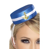 Sombrero mini azul de marinera