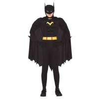 Disfraz de héroe murciélago juvenil para chico