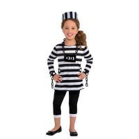 Disfraz de preso para niña