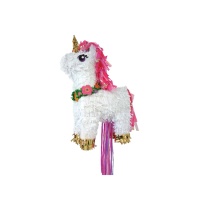 Piñata 3D de unicornio de 50 x 30 x 14 cm