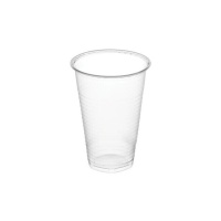 Vasos de 200 ml de plástico transparentes - 100 unidades