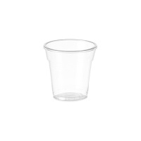 Vasos de 80 ml de plástico transparentes - 50 unidades