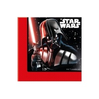 Servilletas de Star Wars Darth Vader de 16,5 x 16,5 cm - 20 unidades