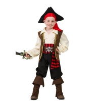 Disfraz de capitán barco pirata para niño