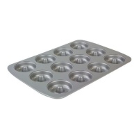 Molde para donut mini de acero de 37,3 x 26,1 cm - PME - 12 cavidades