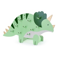 Expositor de Triceratops de 38 x 23 cm