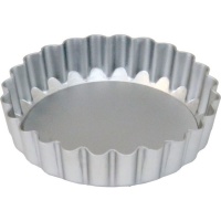 Molde redondo de alumino con base desmontable de 10 x 10 x 2,5 cm - PME