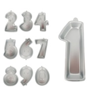 Molde de números de aluminio de 33 x 21 cm - Pastkolor