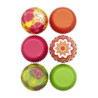 Cápsulas para cupcakes de diseño floral y colores surtidos de 5 cm - Wilton - 150 unidades