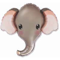 Globo de elefante gris de 99 x 81 cm - Conver Party