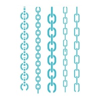 Plantilla Stencil cadenas de 15 x 20 cm - Artis decor - 1 unidad