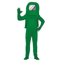Disfraz de astronauta verde para adulto