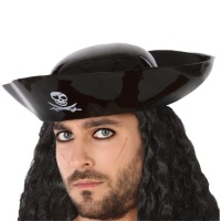 Sombrero pirata de plástico