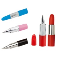 Bolígrafo con forma de pintalabios de colores - 1 unidad
