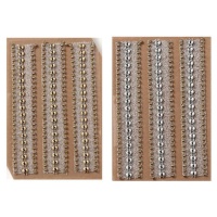 Pegatinas de cadena de perlas decoradas de 14,5 cm - 3 unidades