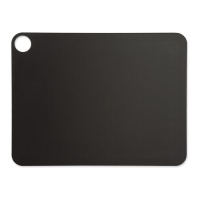 Tabla de cortar de 43 x 33 cm con colgador negra - Arcos