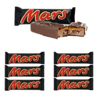 Mars de chocolate con leche y caramelo - 6 unidades