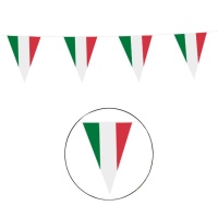 Banderín de Italia de triángulo de 10 m