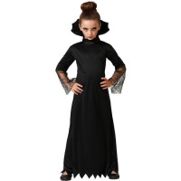Disfraz de vampiro negro para niña