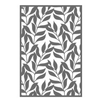 Troquel rectangular con hojas de 14,5 x 10 cm - Artemio