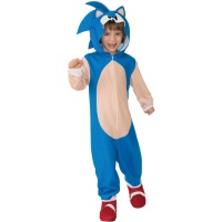 Disfraz de Sonic con cremallera infantil