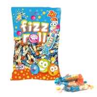 Bolsa surtida de caramelos comprimidos Fizz Roll de 1,2 kg