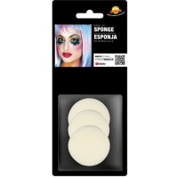 Esponjas de maquillaje redondas - 3 unidades