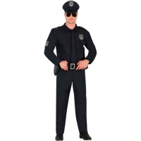 Disfraz de policía de gran ciudad para hombre