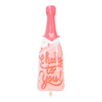 Globo de botella con mensaje de 28 x 87 cm - PartyDeco