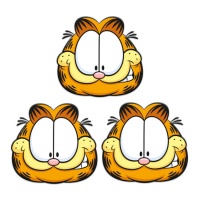 Caretas de Garfield - 6 unidades