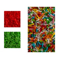 Fideos de colores de 1,2 kg - Dekora