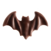 Figuras de chocolate negro de Murciélagos Halloween - 192 unidades
