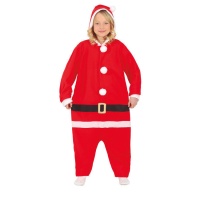 Disfraz de Papá Noel con capucha infantil