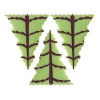 Obleas de pino verde de 4 cm - Dekora - 200 unidades